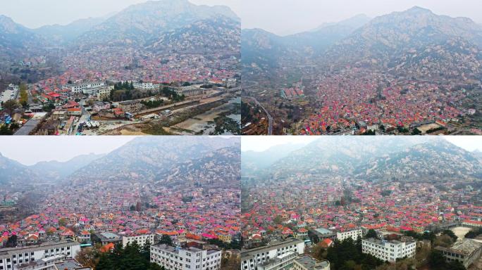 村庄，青岛青山渔村航拍