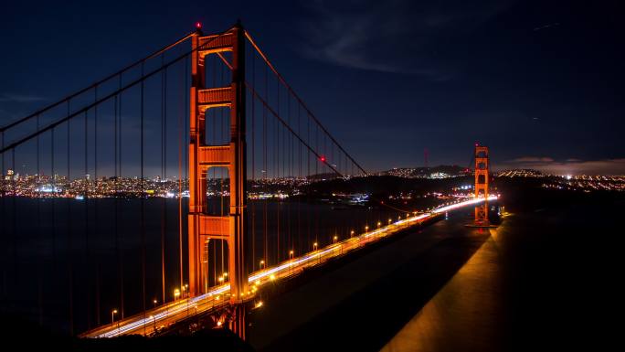 金门大桥旧金山夜景