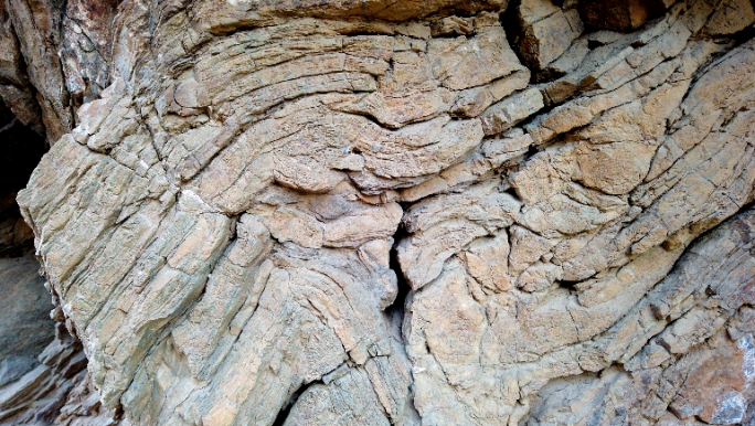 岩石岩层褶皱