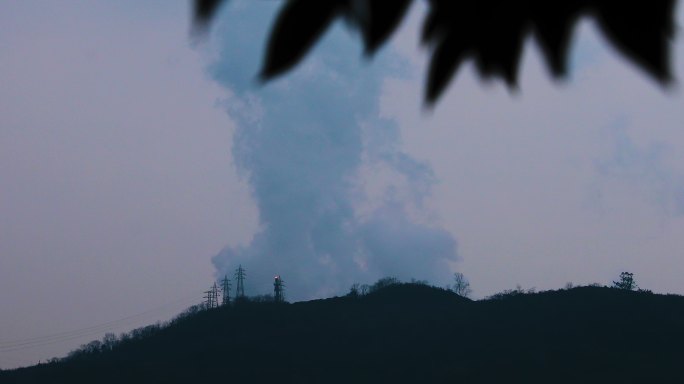 烟雾浓烟化工工业污染空气污染工业废气