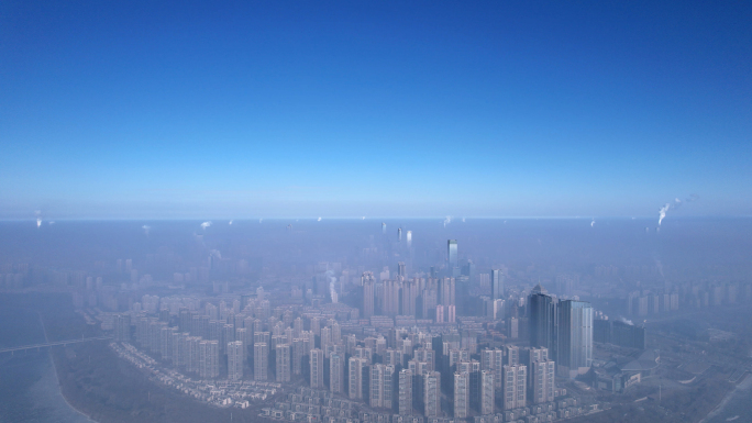 雾霾、城市污染、空气污染、灰层、空气质量