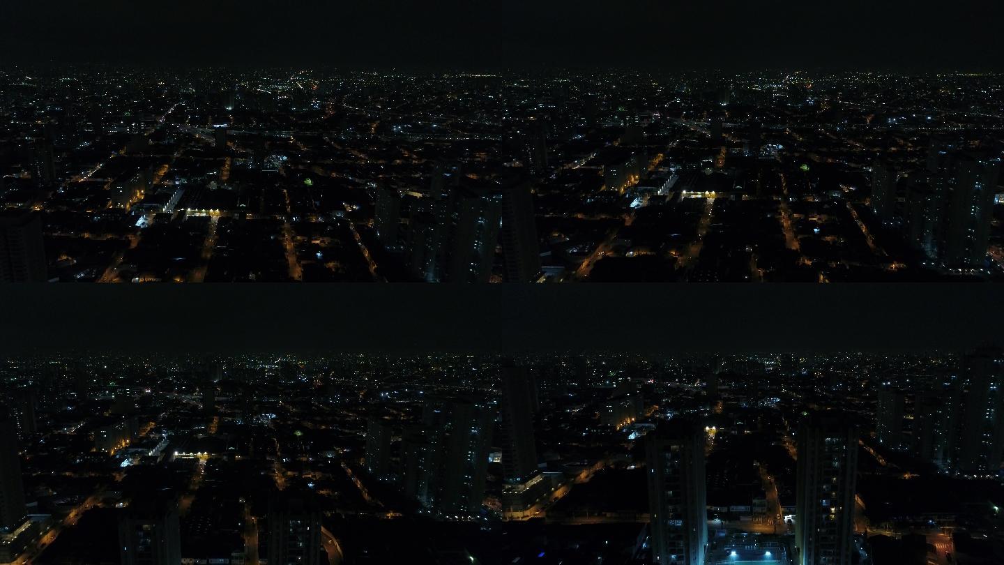 圣保罗市的夜景视频素材