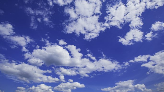 云层移动的天空延时拍摄动态流动仰视