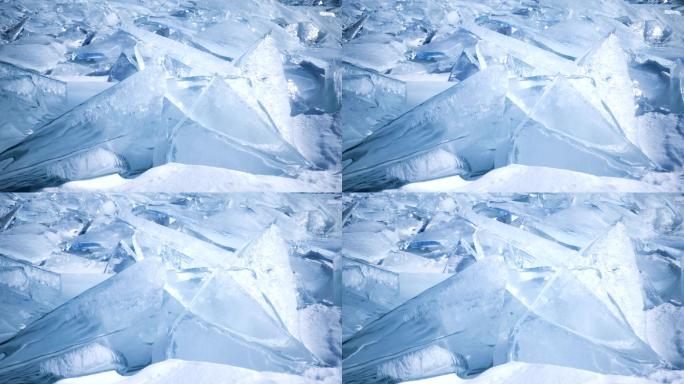 冰丘的时间推移冰川融化海洋气候环境保护地