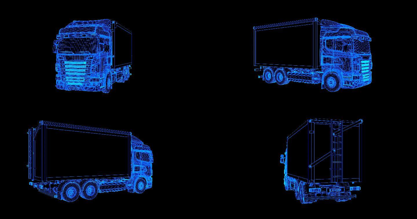 4K全息轿货车卡车