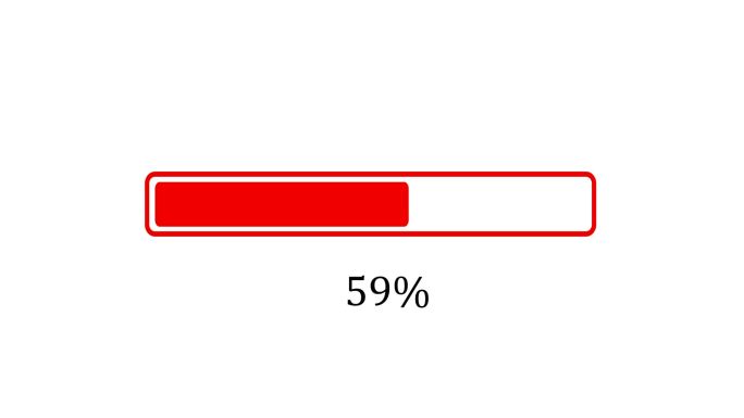 从0%到100%加载动画。