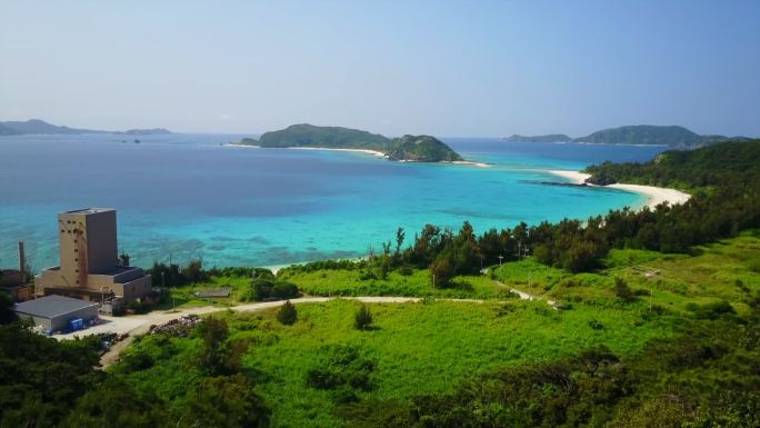 冲绳海岸外扎马米岛