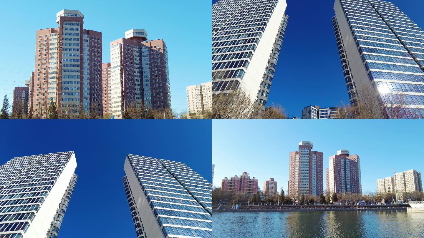 岸边生活小区 社区 北京地标建筑