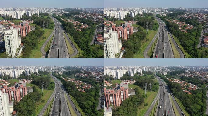 圣保罗城市景观巴西圣保罗外国高速明尼苏达