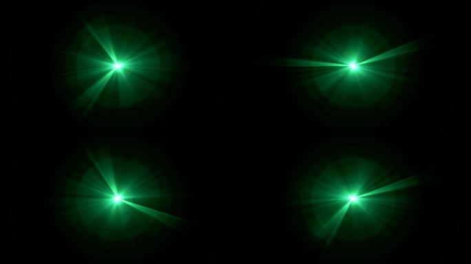 绿色光圈