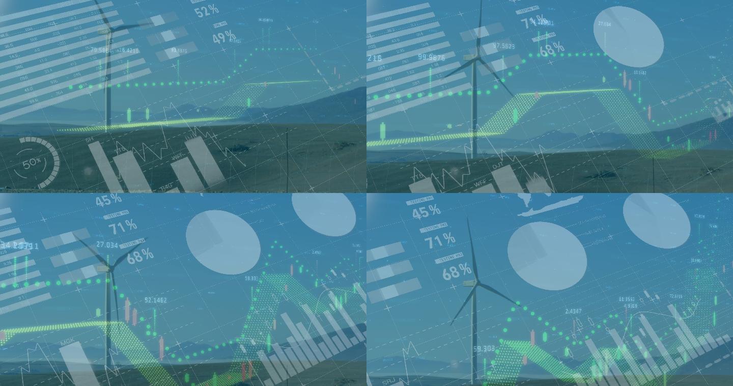 风力发电机组财务数据处理动画