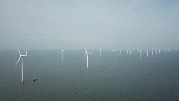 荷兰乌尔克海岸风力发电场