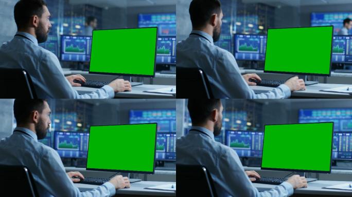 电脑绿屏抠像