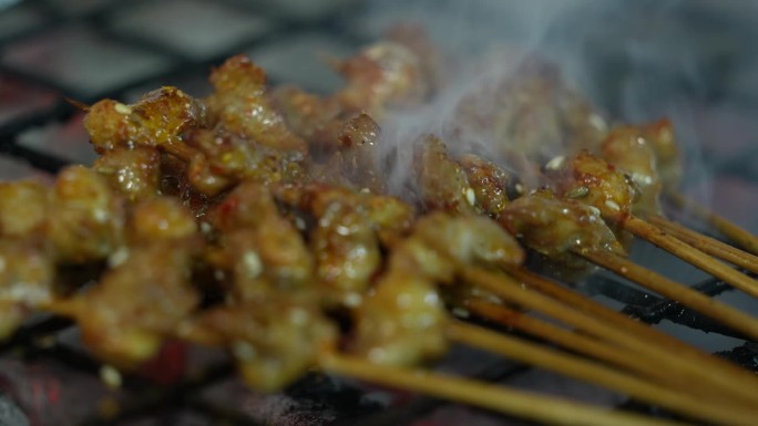 烤串 烧烤 烤串 羊肉串 牛肉串 烤凤