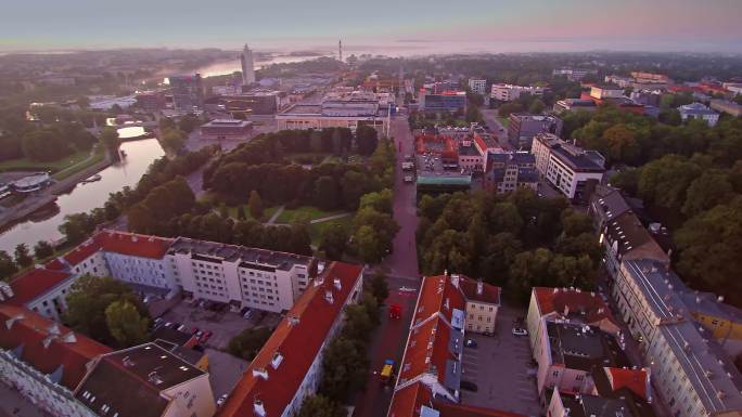 爱沙尼亚塔尔图城市景观