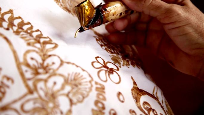 蜡染缂丝纺织织布工艺文化传承布料棉质刺绣