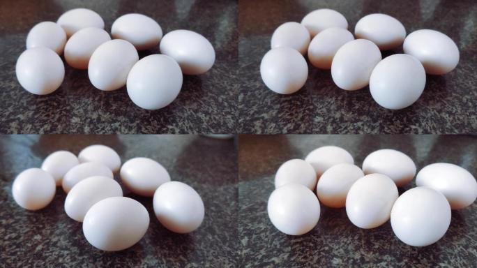 鸽子蛋 特写 八颗蛋 鸟蛋 营养品