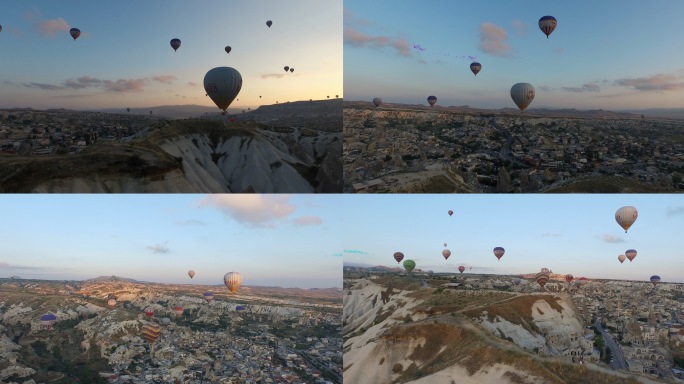【4K】土耳其卡帕多西亚热气球