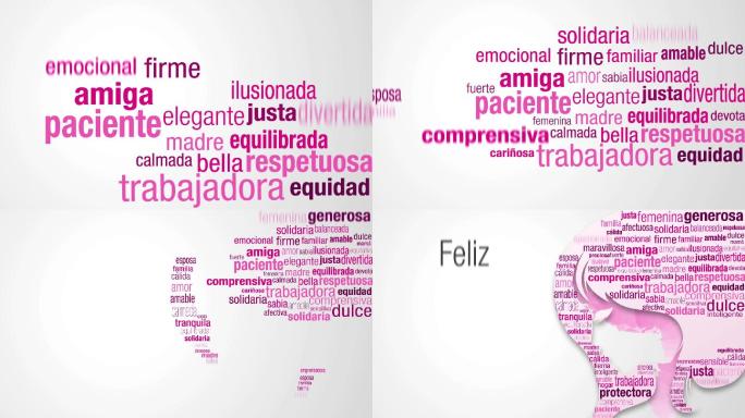 西班牙语版的“妇女节快乐”