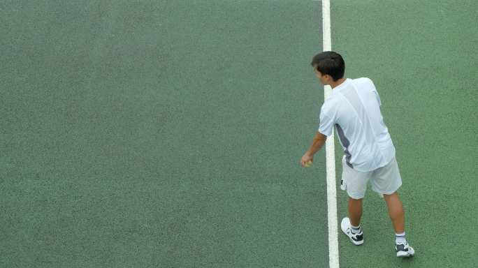 网球运动员打网球奥运会户外青春