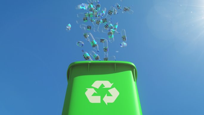 环保垃圾分类容器收集垃圾箱