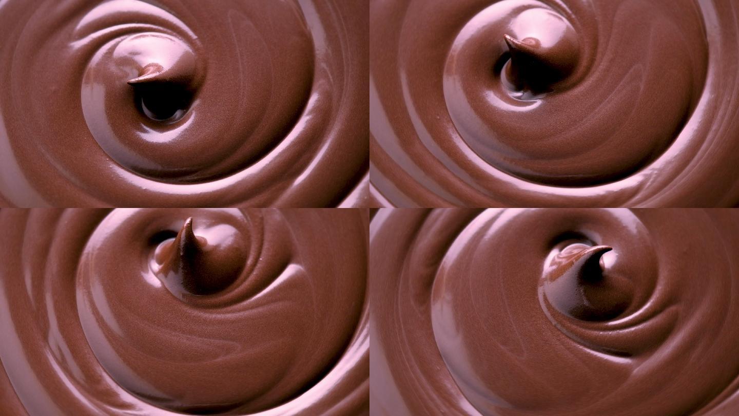 融化巧克力漩涡