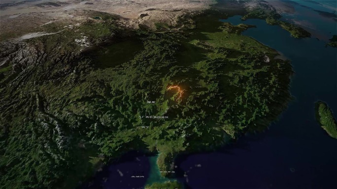 桂林地形图