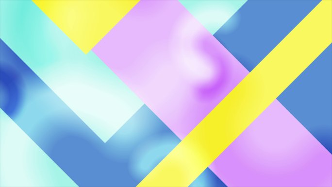 抽象几何最小彩色视频动画