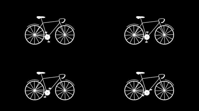 自行车动画