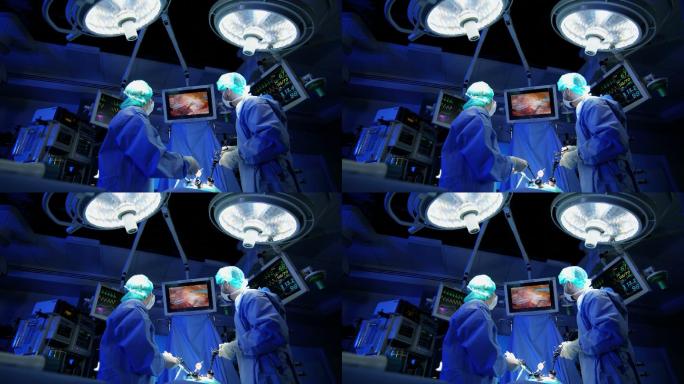 腹腔镜手术医生医学设备手术医疗门诊急救