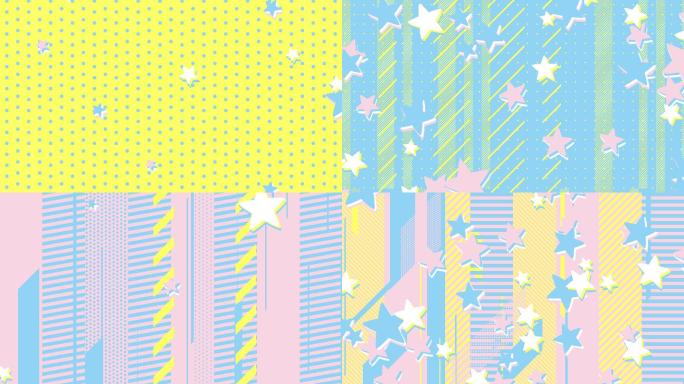 简单图案图案MG动画二维扁平LED