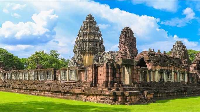 泰国历史公园的时间推移