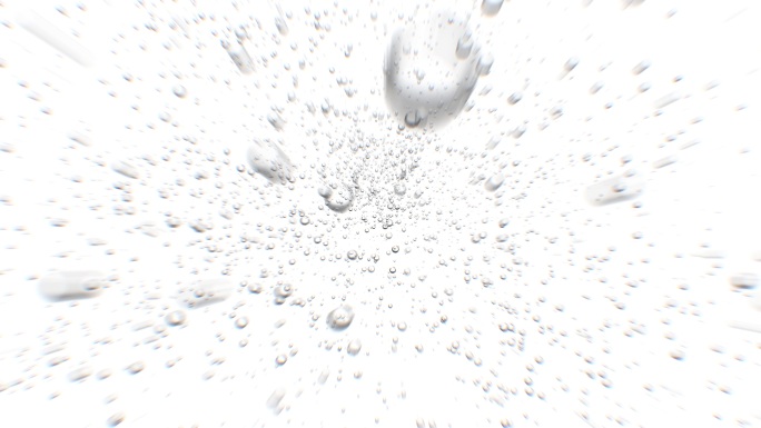 气泡爆炸4K透明通道元素