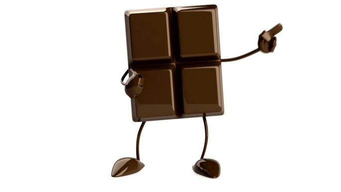 巧克力舞跳舞舞动动作可爱3d动画