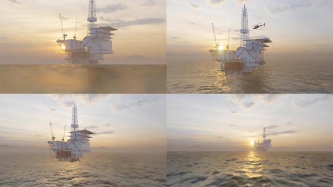 海上油气勘探钻井平台
