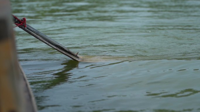西湖船桨划船