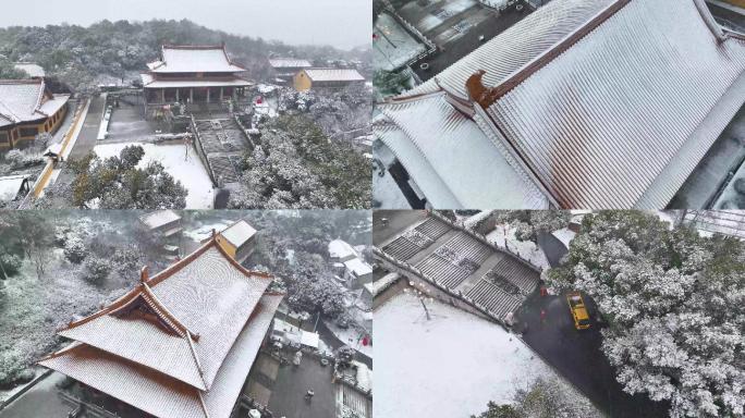 南京喜迎2022第一场雪