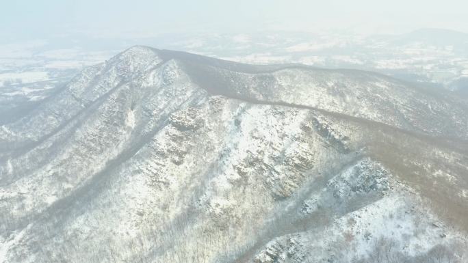 大山雪景4k