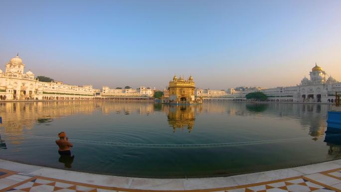 印度金色寺庙国外外国地标历史景观