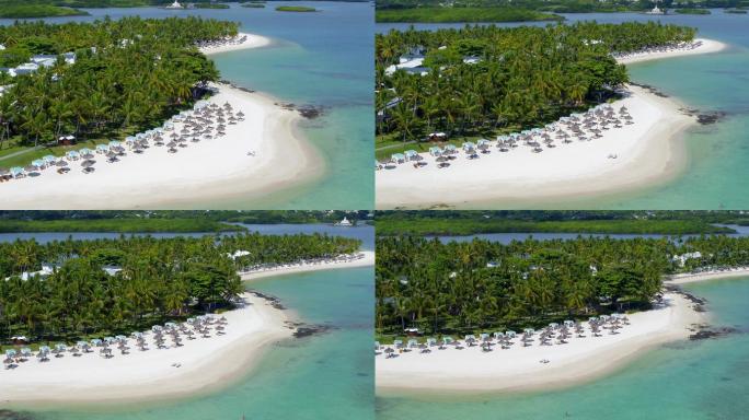 五星级度假型酒店，干净整洁安静的半岛沙滩