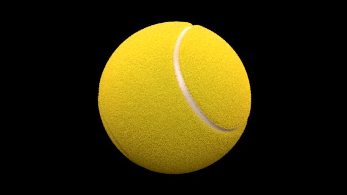 旋转的网球