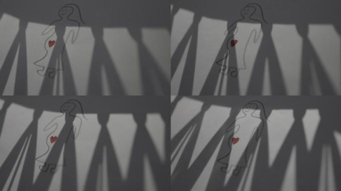 光影变幻怀孕爱心clog3佳能50帧4K