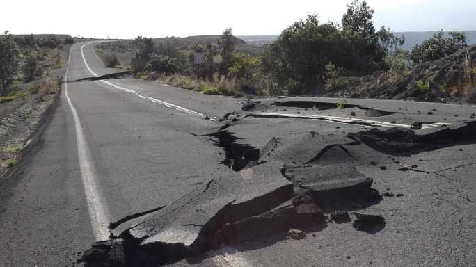 地震破裂道路