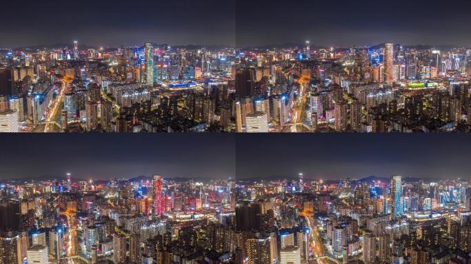 南油拍科技园夜景延时4k