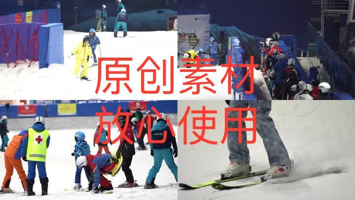 【4K高清原创】滑雪