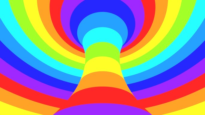 抽象彩虹催眠动画背景