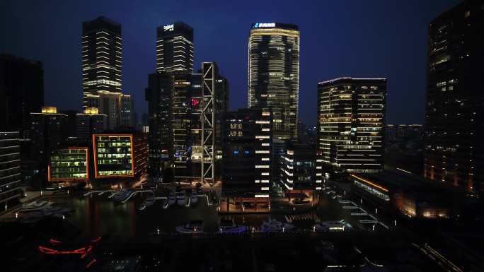 上海 北外滩 航拍 日景 夜景