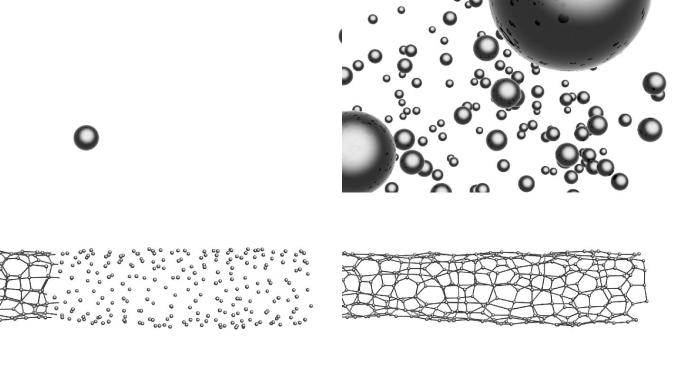 碳纳米管三维动画视频素材