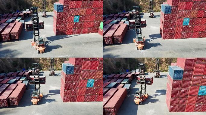 运输集装箱装载机卡车运输箱
