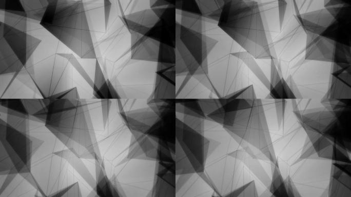 三角形几何背景简洁图象视频素材后期合成